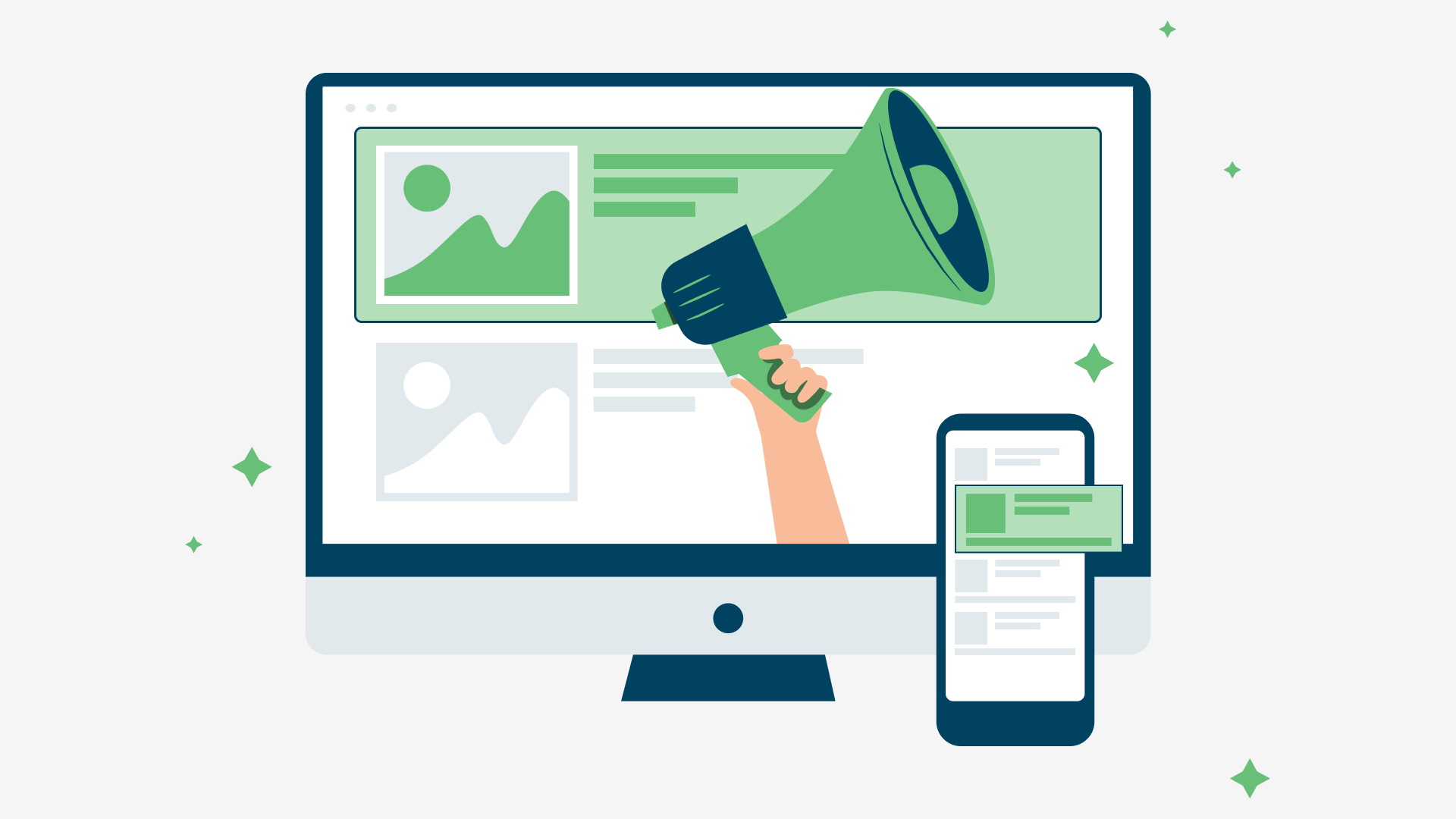 Be Visible With Sponsored Content